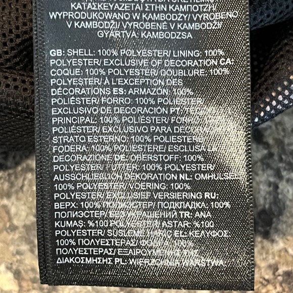 North Face Women Large Hydrenaline 2000 Floral Athletic Shorts Black Pink RUN - Picture 11 of 13